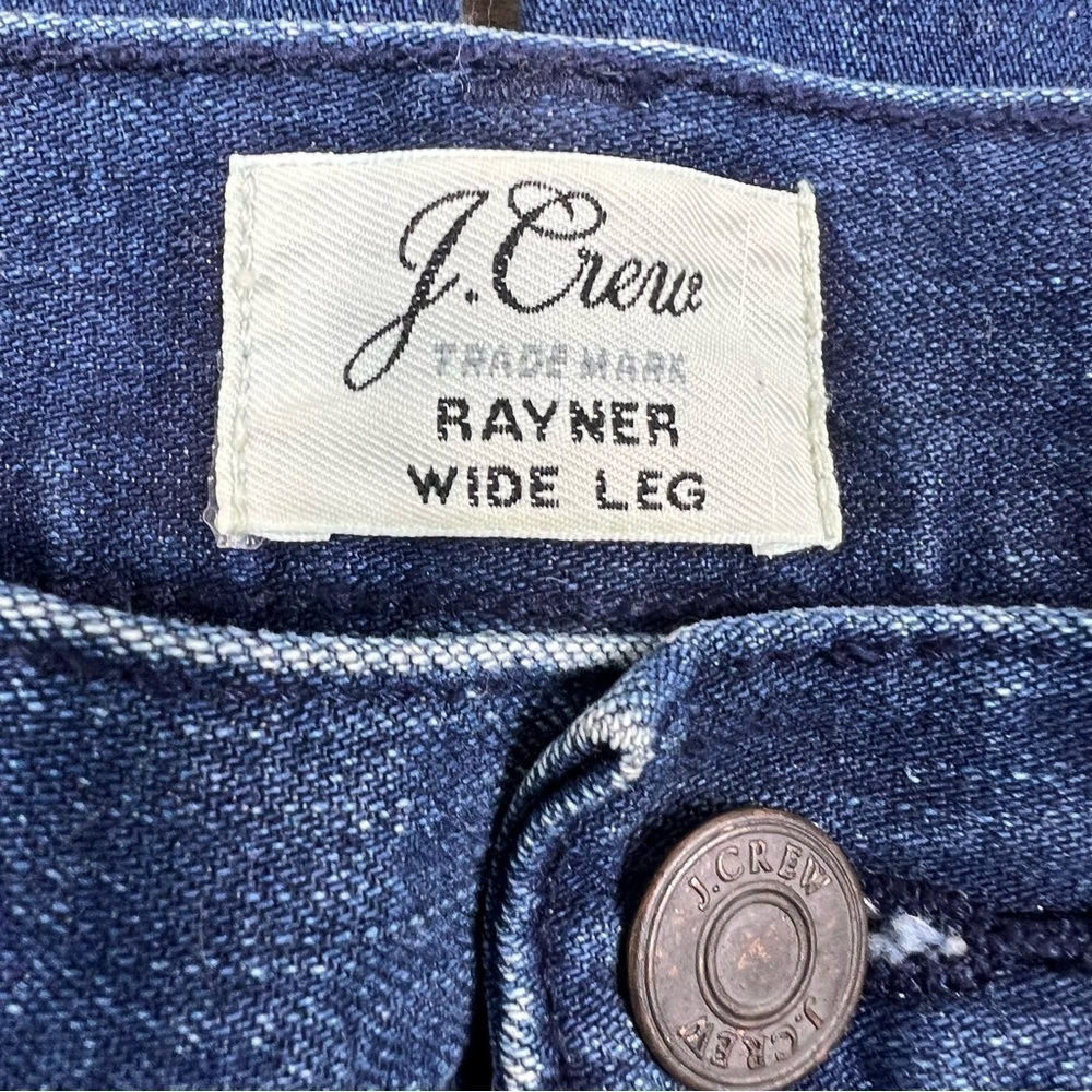J. Crew Rayner Wide Leg Crop Jeans Cotton 4 Pocket - Picture 7 of 7